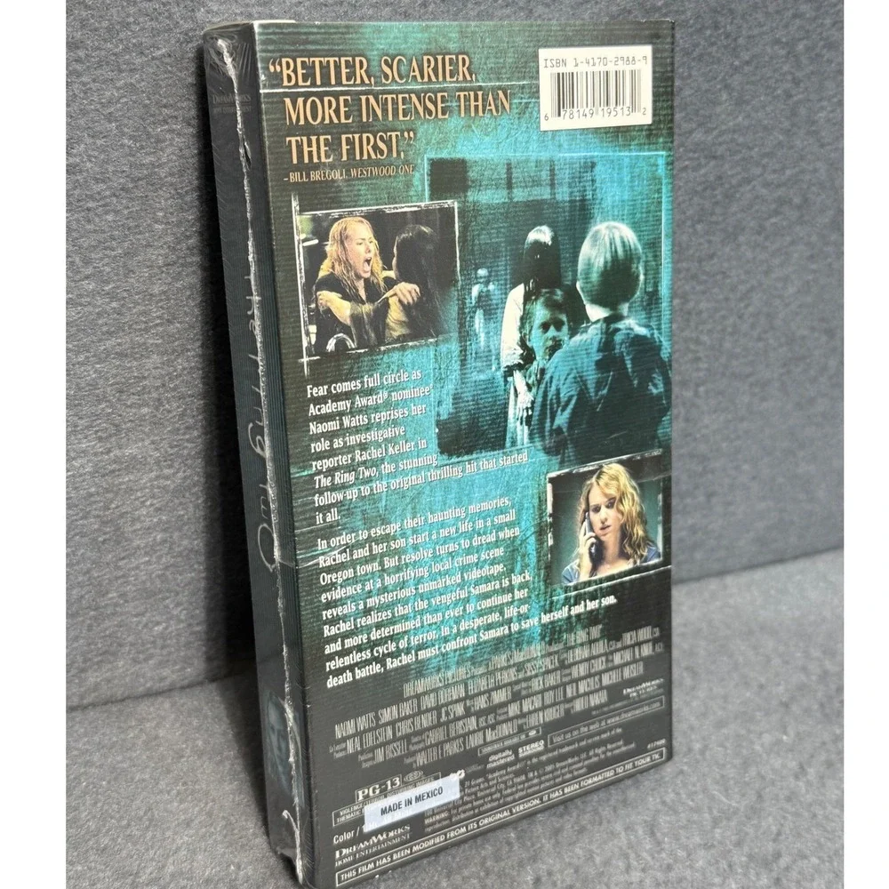 The‎ Ring Two 2 VHS Tape 2005 Naomi Watts Brand New Sealed Horror Thriller Y2K